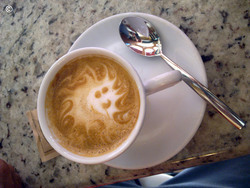 smiley cappuccino